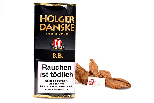 Holger Danske Black and B Pipe tobacco 40g Pouch  Holger Danske Black and B Pipe tobacco 40g Pouch